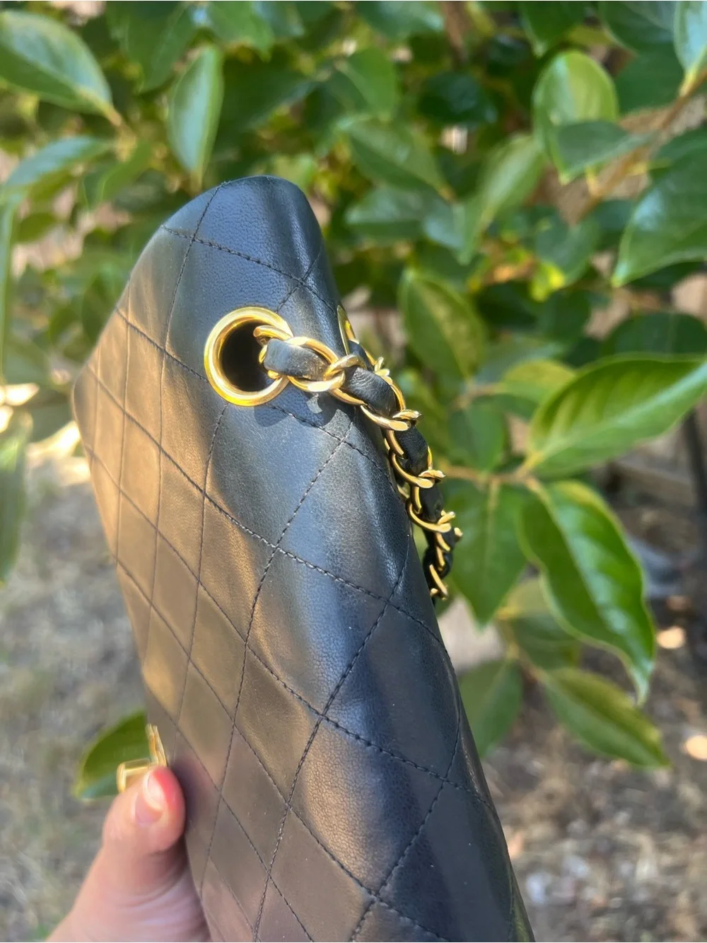 Vintage Chanel Classic Double Flap Black Quilted leather 24K Gold hardware